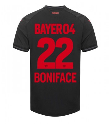 Bayer Leverkusen Victor Boniface #22 Hemmatröja 2023-24 Kortärmad